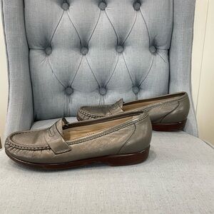 SAS Metallic Bronzed Loafers